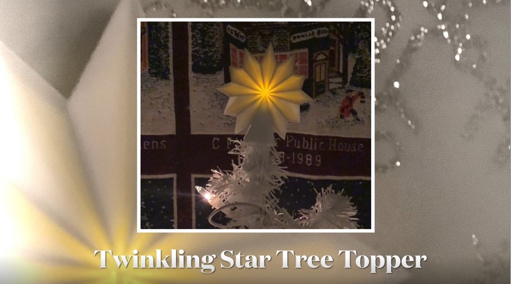 Twinkling Star Tree Topper