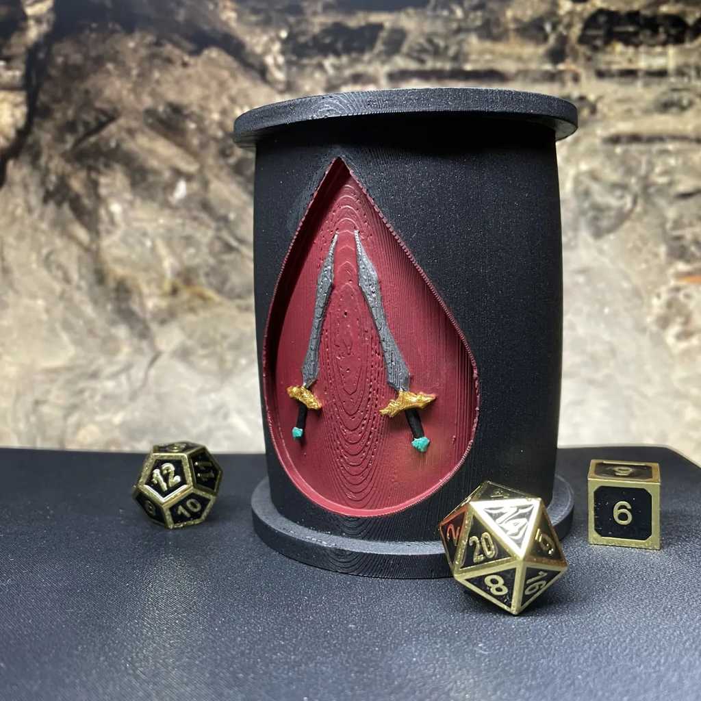 DnD Bloodhunter Dice Cup