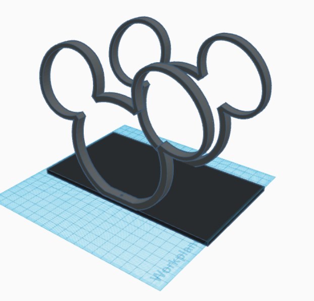 Mickey mouse napkin or letter holder