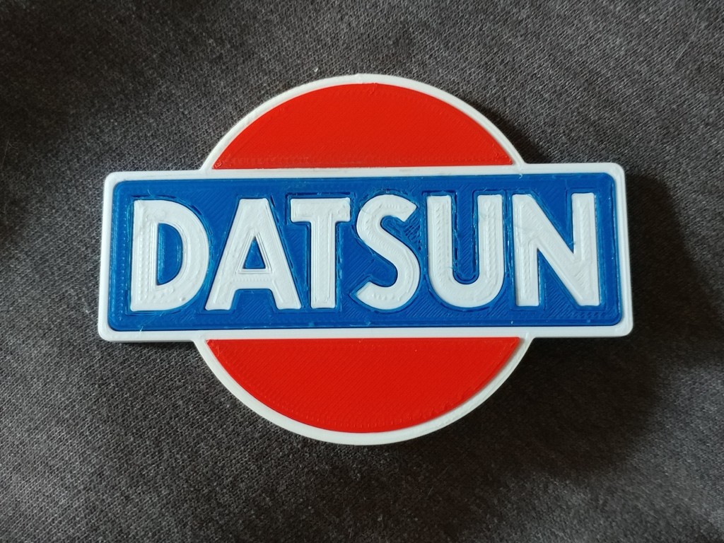 Datsun Logo - Multipart / Multicolor