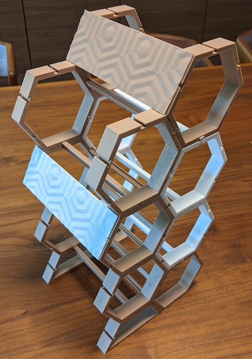 Face Plate of "Modular Wine Rack"