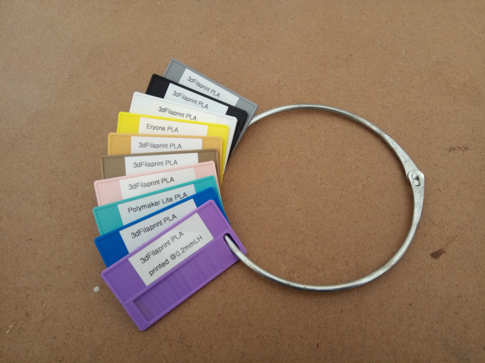 Filament Sample Swatch