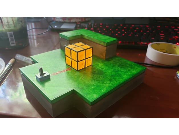 Minecraft Redstone Lamp Diorama By Sccomics Thingiverse