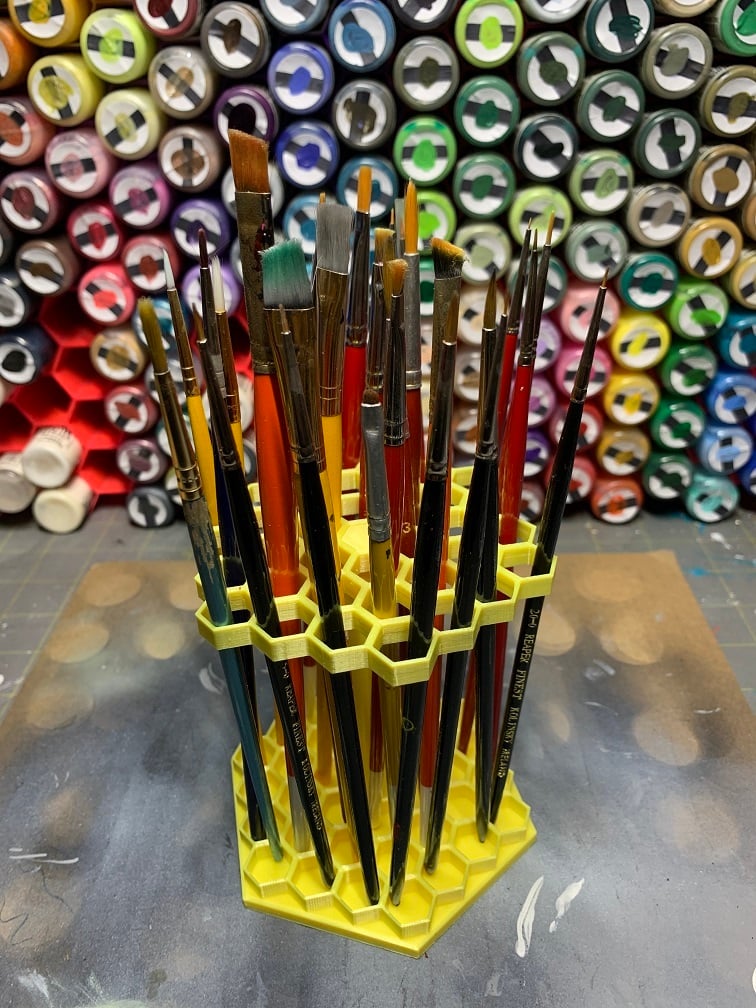 Paint brush - pencil  organizer