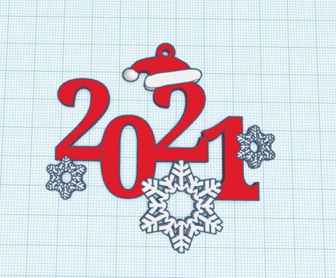 Christmas 2021 Snowflake Ornament