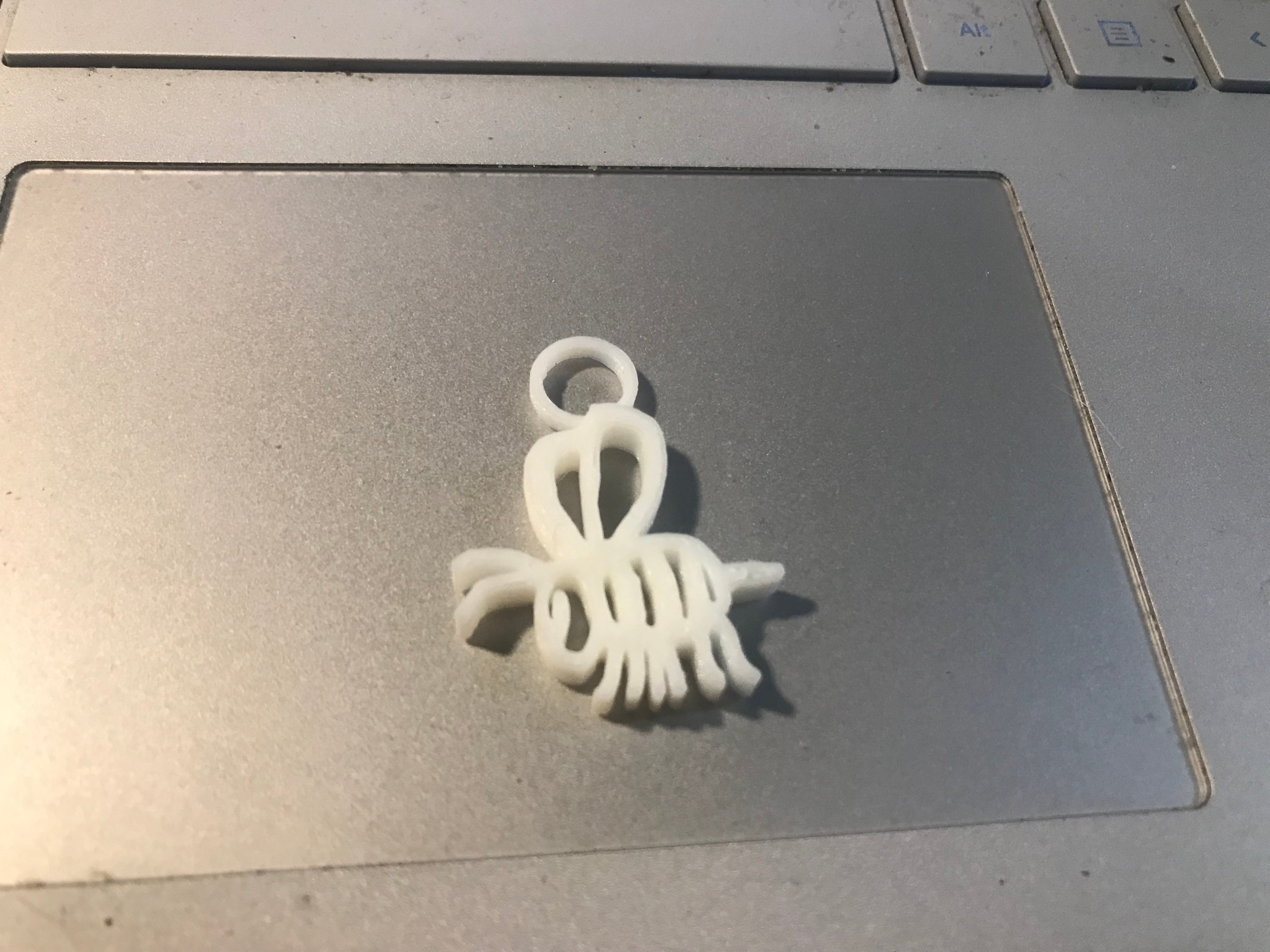 Bee Knitting Charm