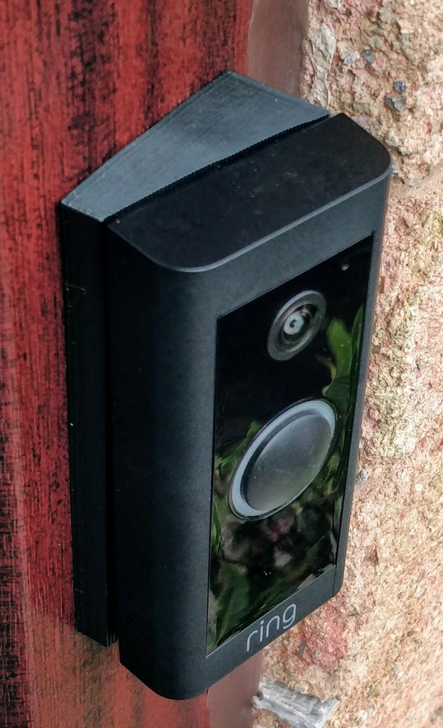 Ring Wired Doorbell Angled mount