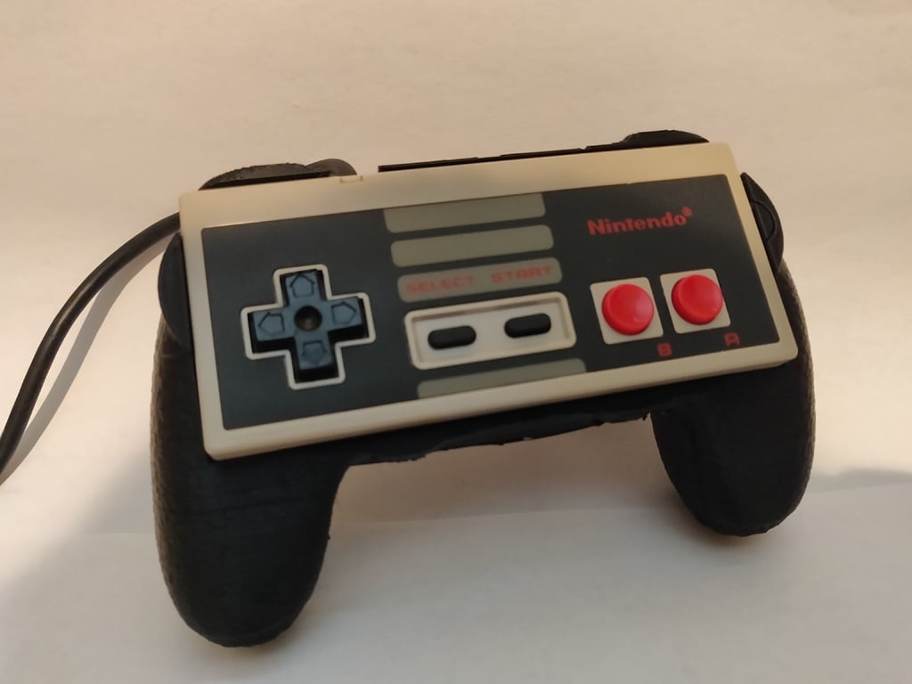 NES Controller Grip / Shell / Holder - Based off PS4 Controller