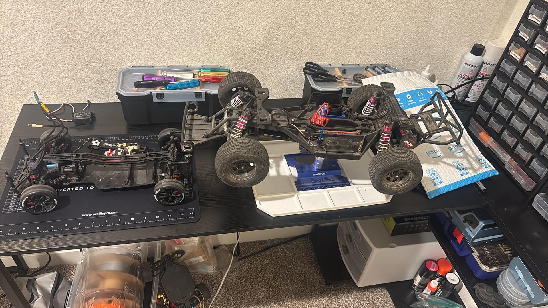 RC car work mat