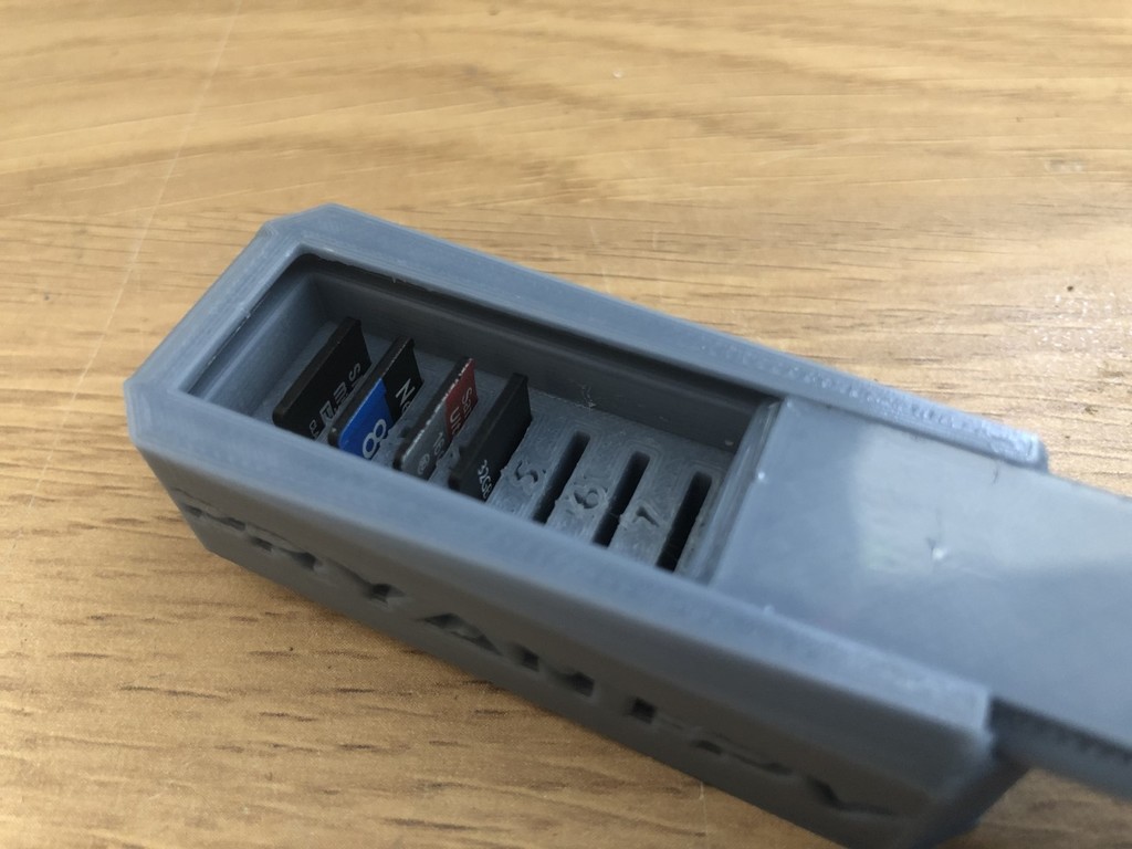 Portable Micro SD Card Case