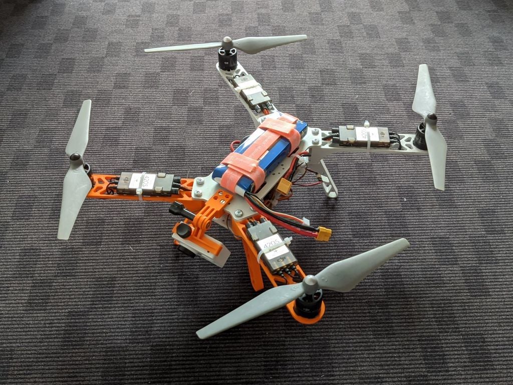 3D printable drone frame