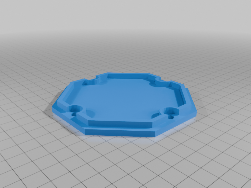 Octagonal Electrical PCV Box Cover Lid