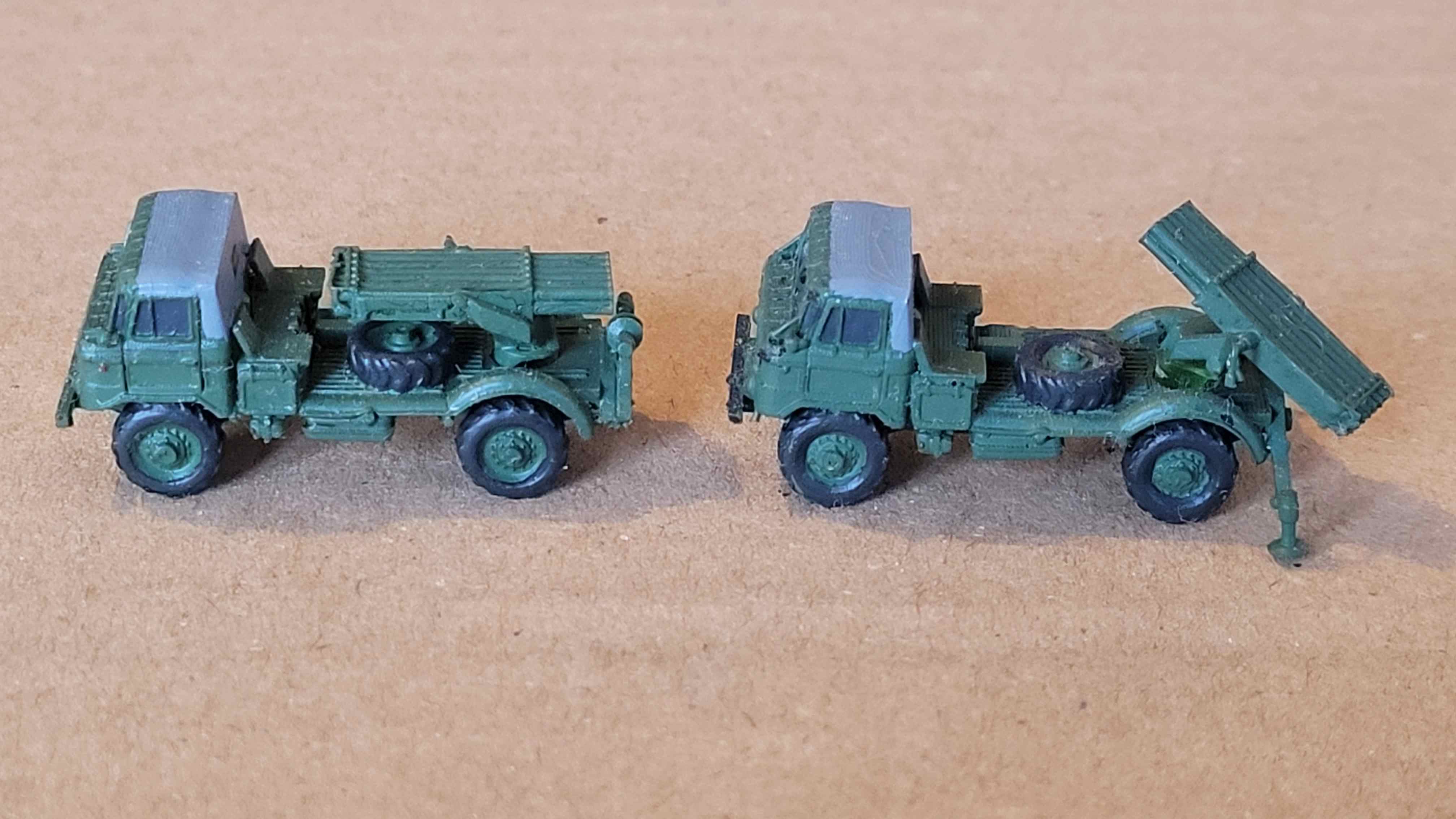 GAZ 66 - Airborne GAZ with BM21 rocket launcher, Grad V