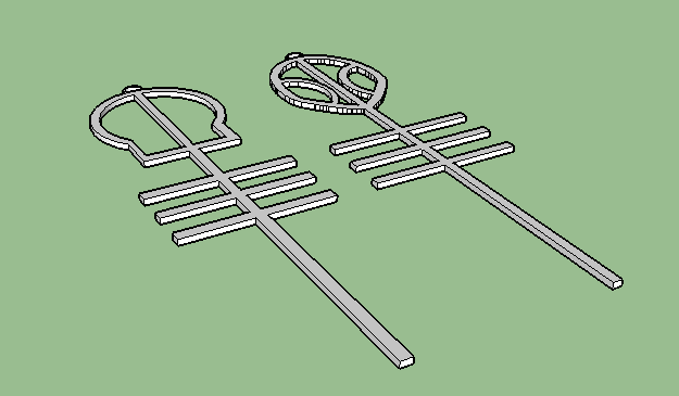 Skeleton Clique and Alien clique necklaces