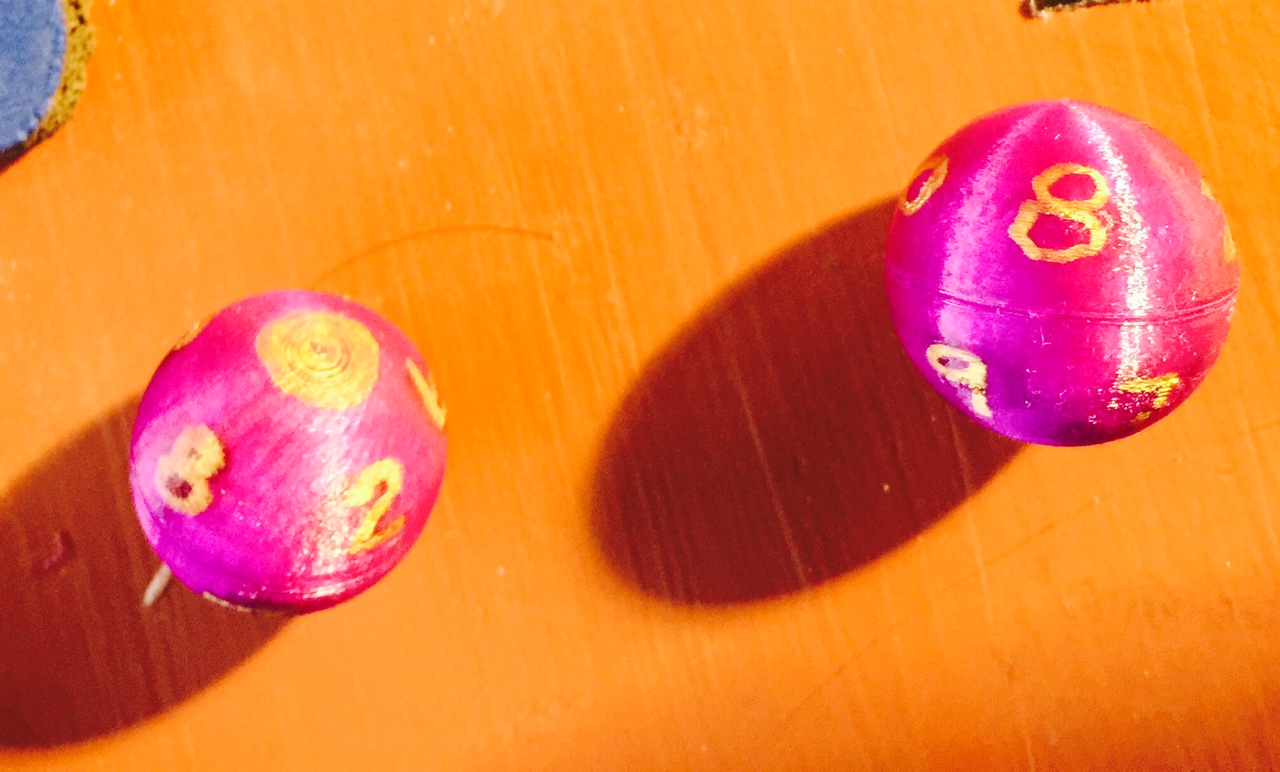 Spherical D10, ten sided die