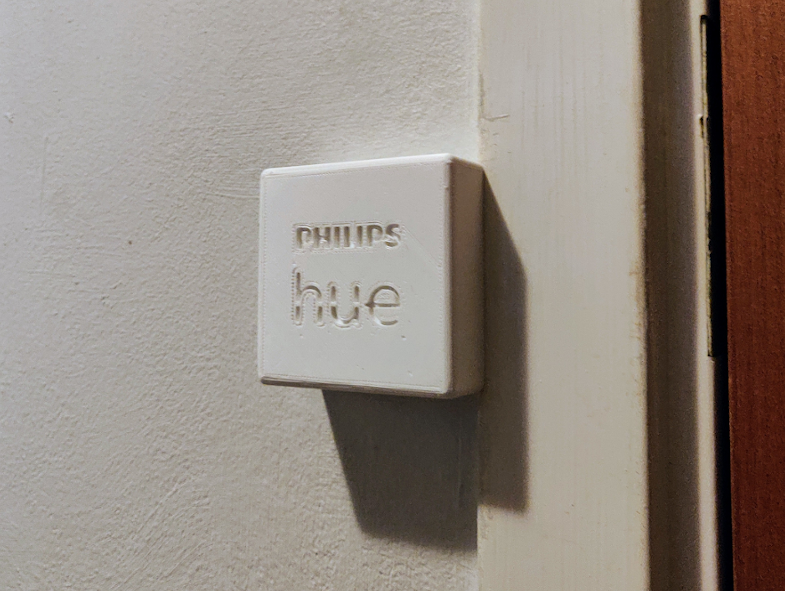 Light Switch cover with Philips Hue logo