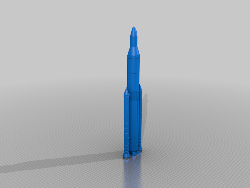 buildable SLS Block 1 Cargo model rocket