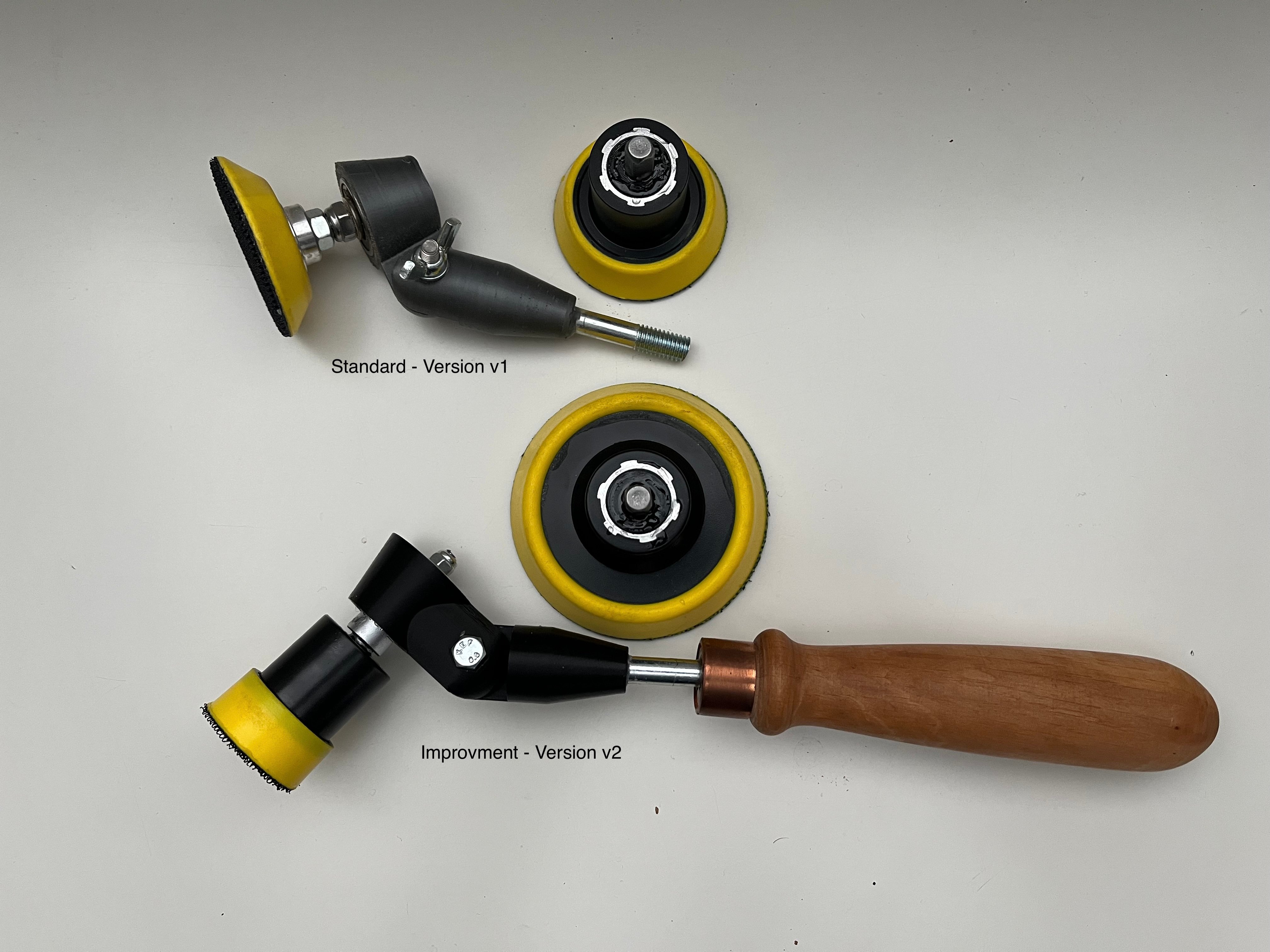 Bowl Sander v2 - with exchangeable sanding discs