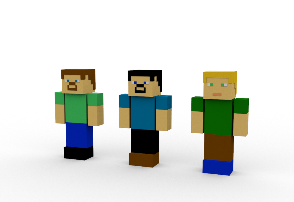 Minecraft Game Characters 