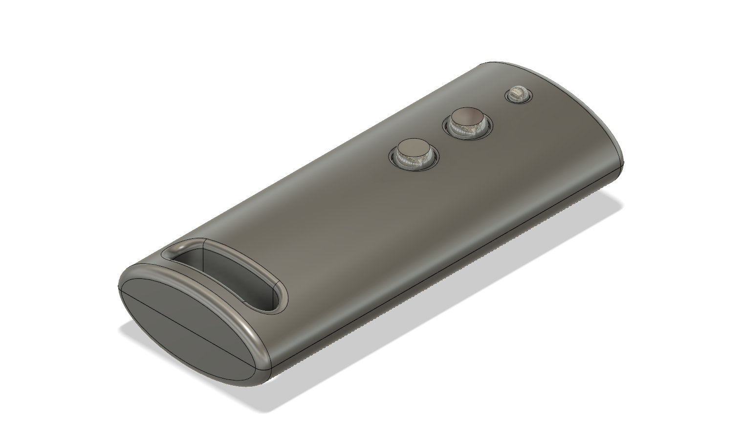 Garage door remote control replacement key hanger