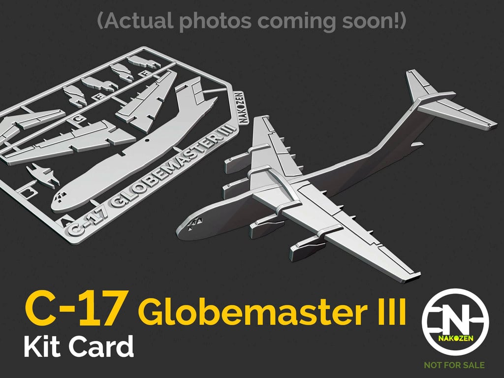 C-17 Globemaster III Kit Card