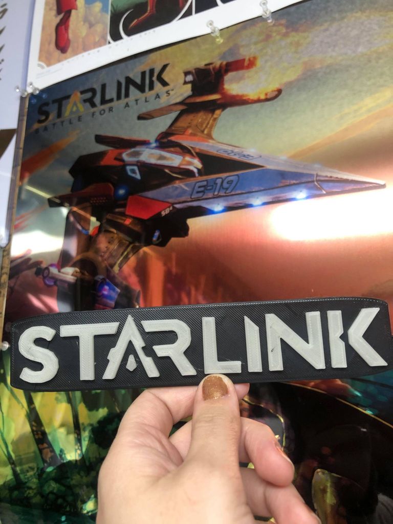 Starlink Battle for Atlas Logo and Keychain