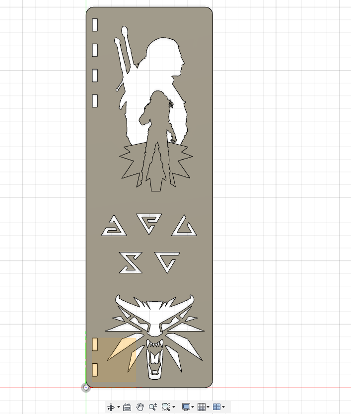 The Witcher Bookmark marque page