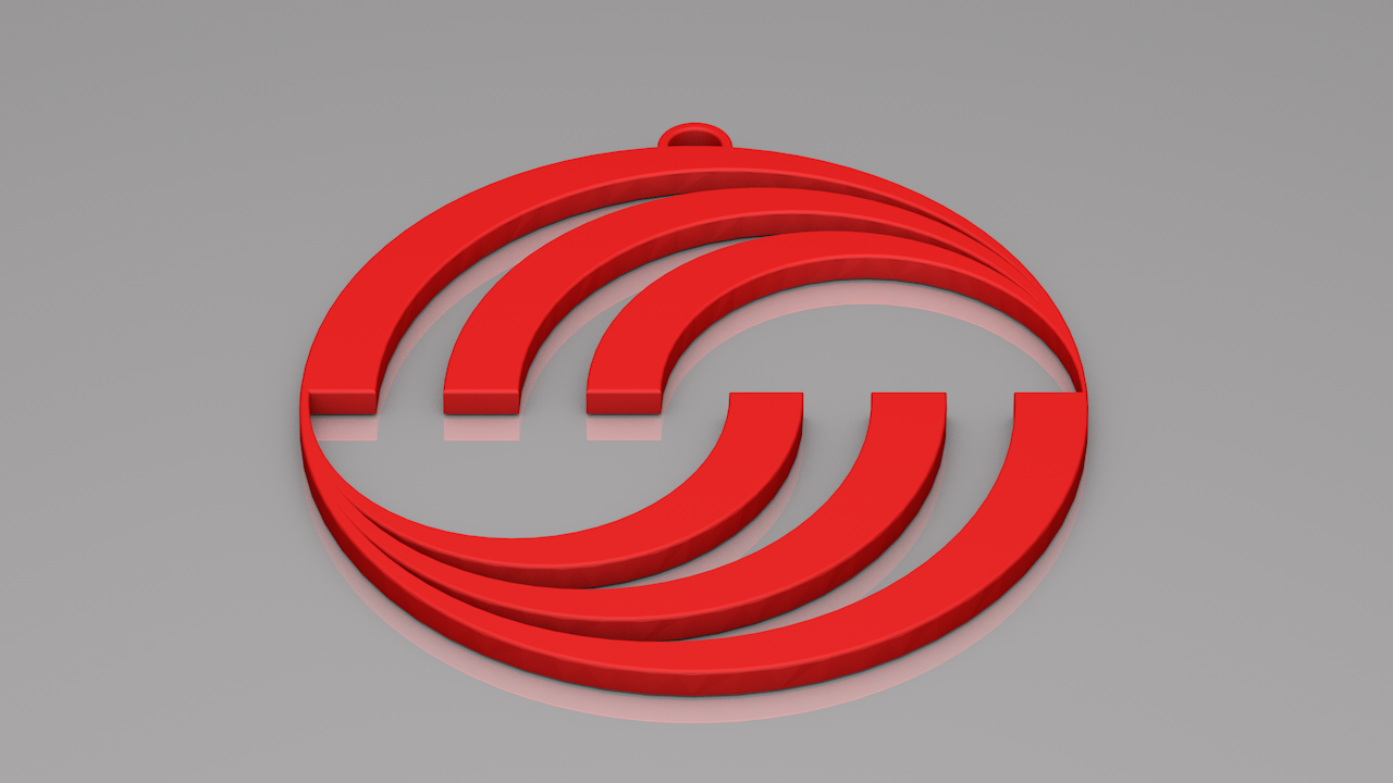 Airbus Logo Keychain
