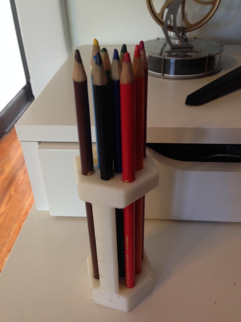 Weighted Colored Pencil Holder #studentdesignchallenge