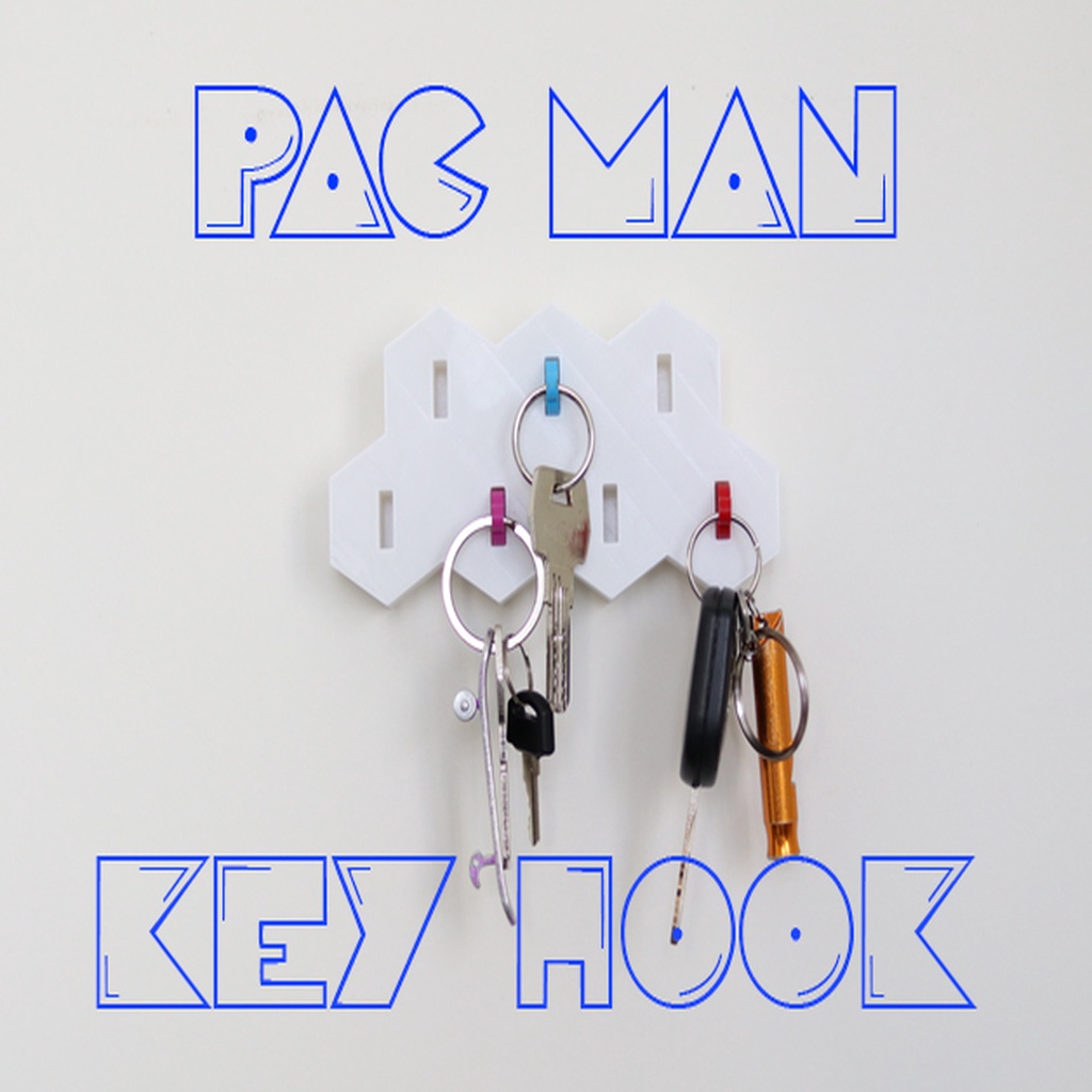 PAC-MAN ghost key holder