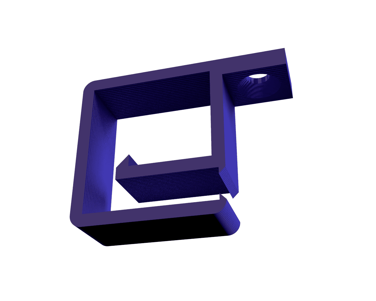 Cable management clip for under the table