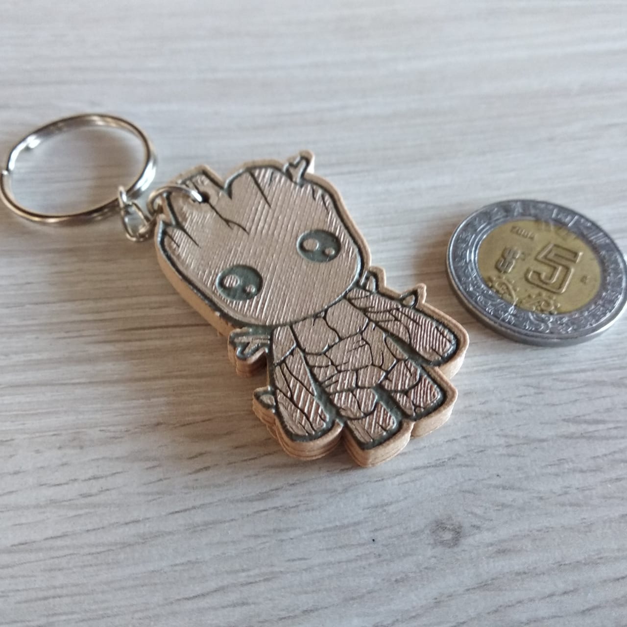 groot with PLA WOOD + LASER