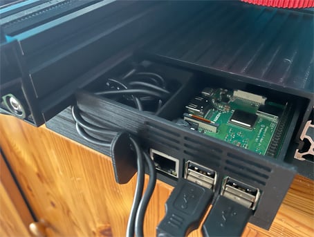 Raspberry Pi 3 Drawer for Ender 3 V2 // Remixed and updated Version