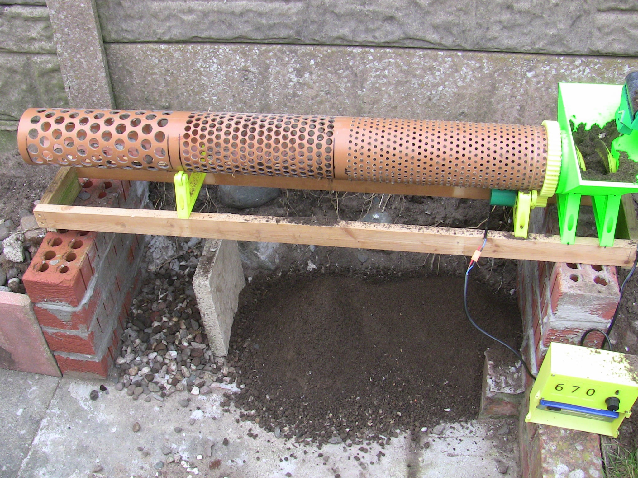 4" Waste Pipe Trommel