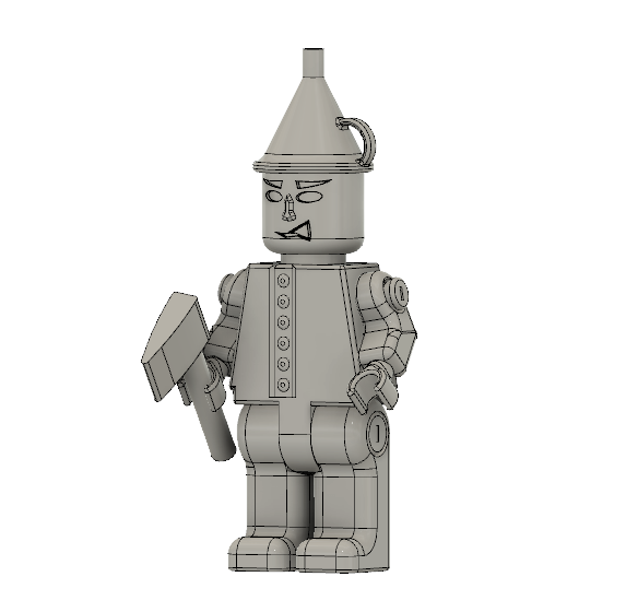 Lego -like Tin Man(The Wizard of Oz)