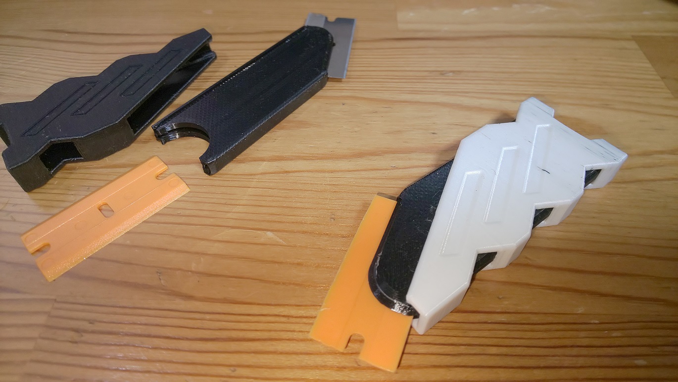 Angle scraper holder
