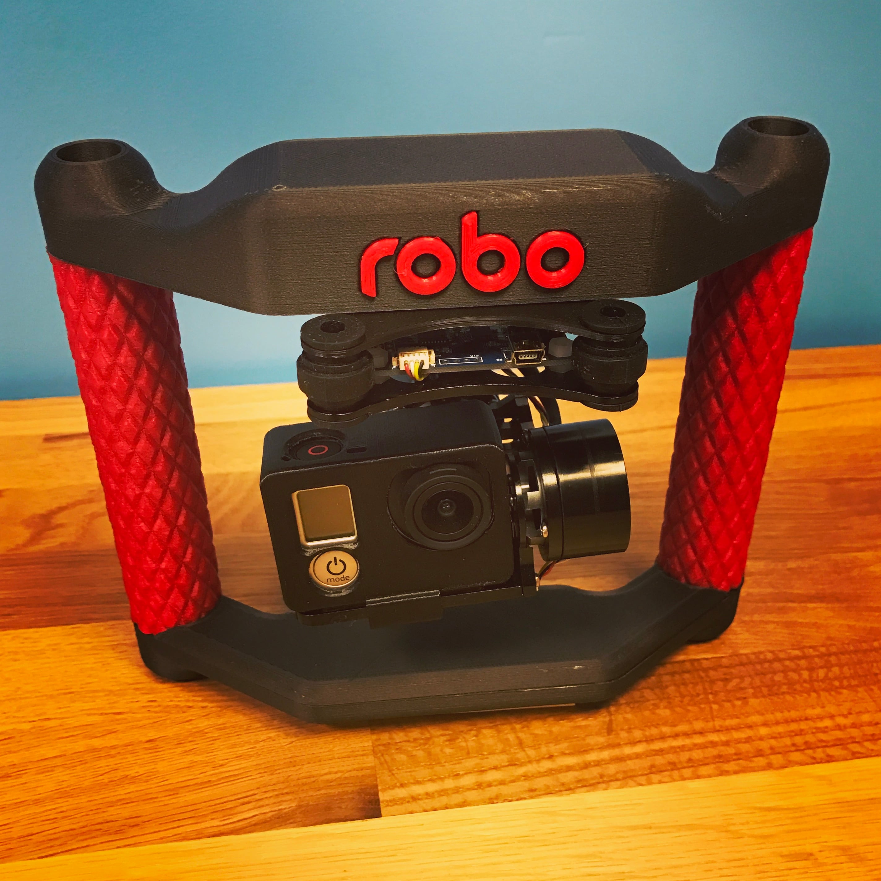 Robo Customized Go Pro Rig with Gimbal Mount