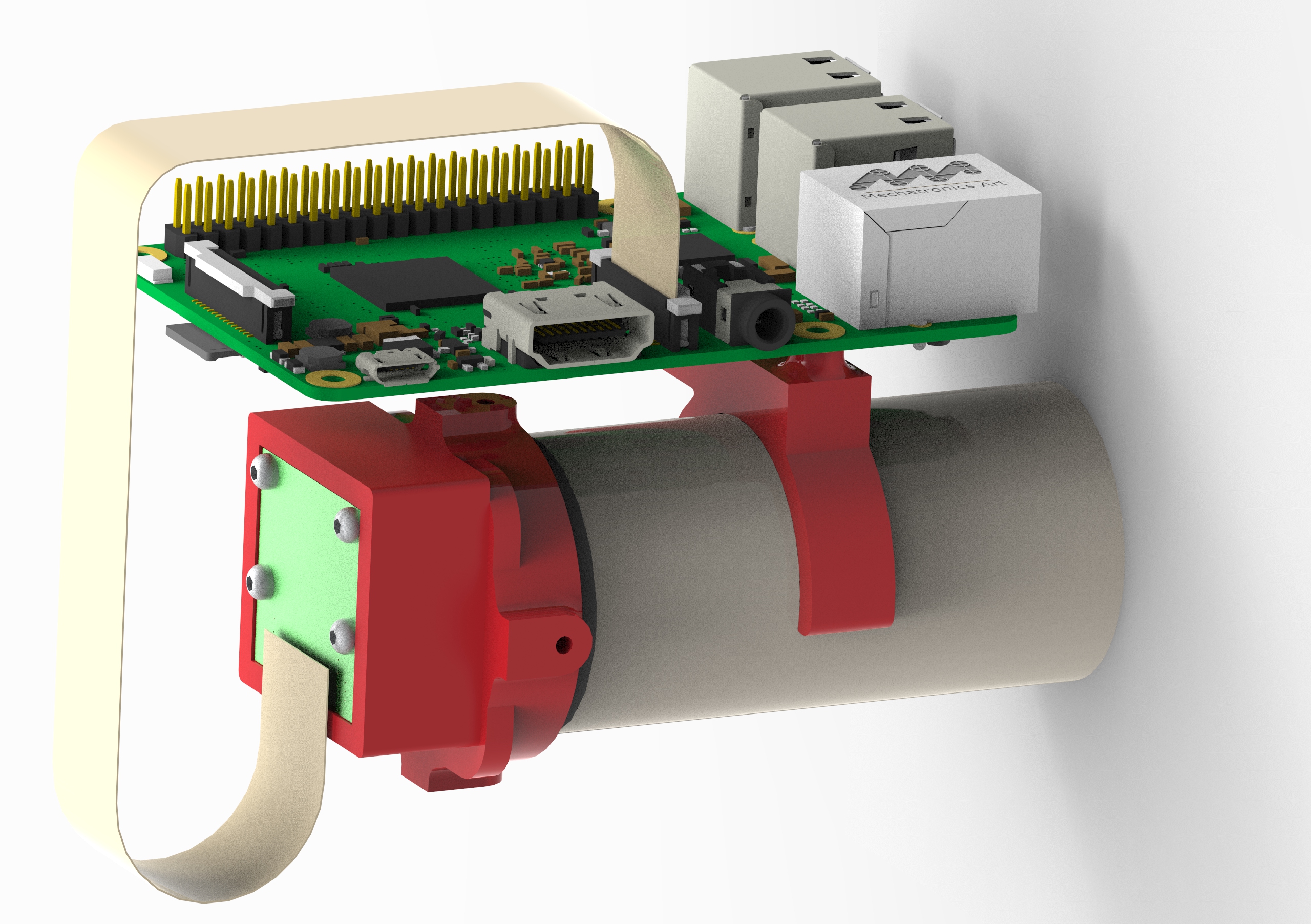 Raspberry Pi Microscope Camera Mount
