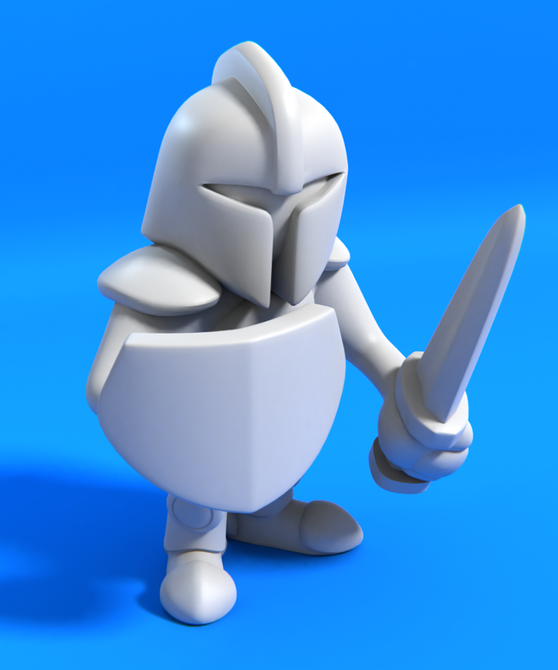 Cartoon Knight - Idle - LV1