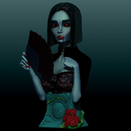 Vampir goth girl