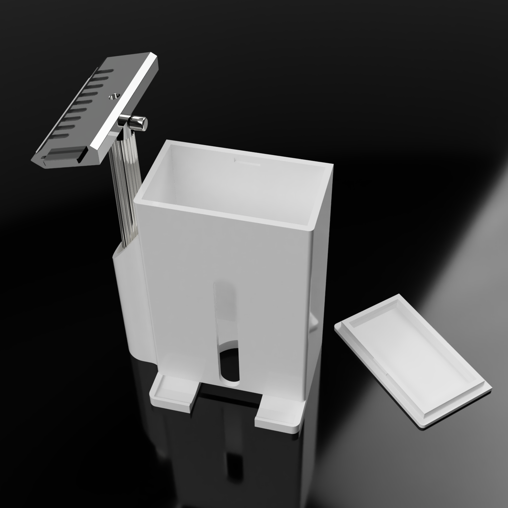 razor blade dispenser with razor stand [remix]
