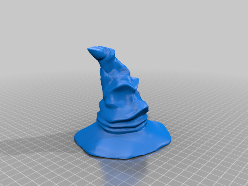 Sorting hat (hat tip angled more vertical for easier printing)