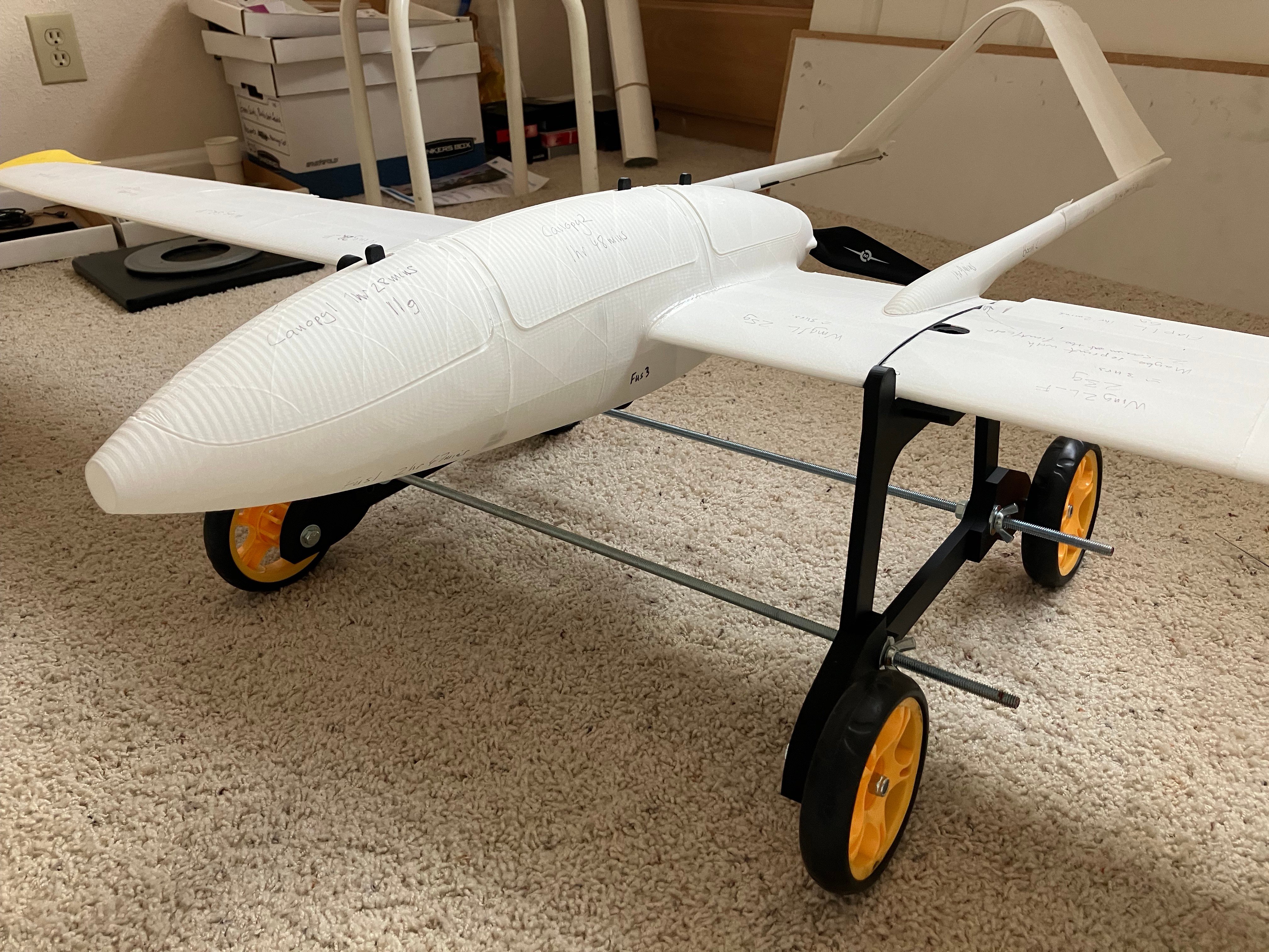 RC Plane Launch Dolly
