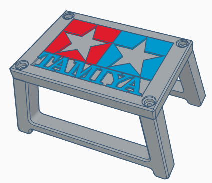 RC Car Stand (40, 60, 70 mm height) with Tamiya Logo