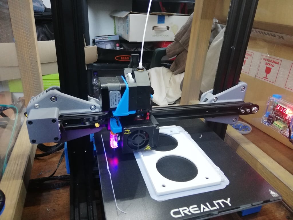 Ender 3 X gantry carriages, without eccentric nuts, self square.