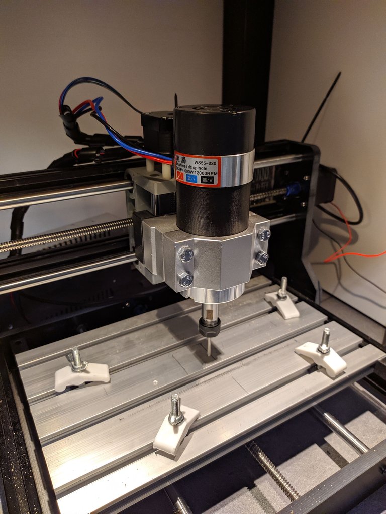3018 pro Z axis 500w 55mm Spindle Upgrade