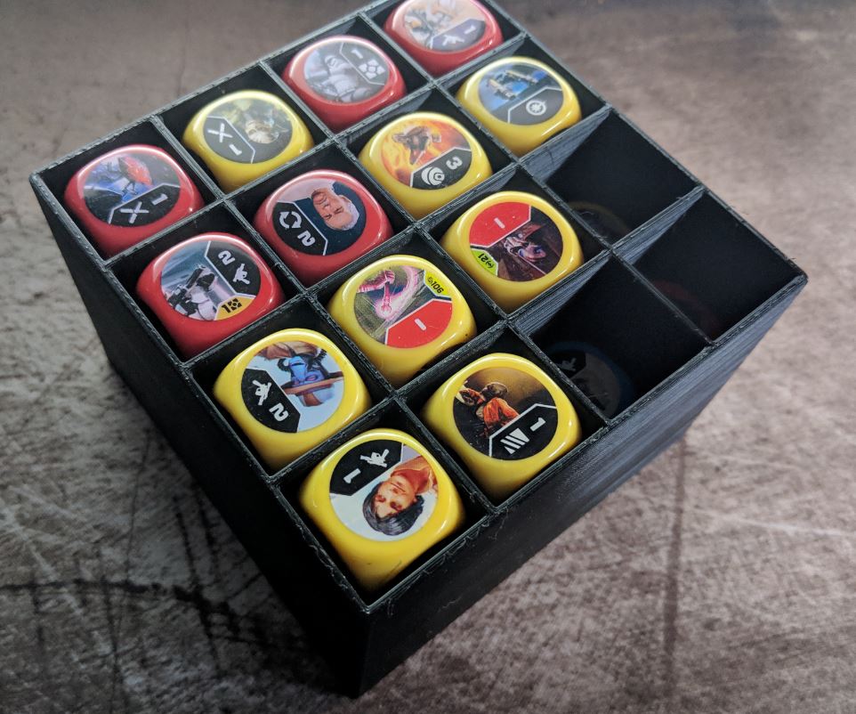 Star Wars Destiny Dice tray 4x4