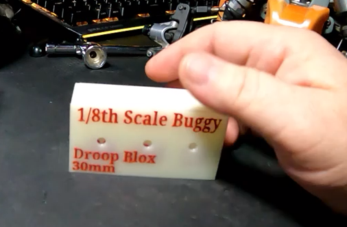 1/8 scale buggy droop blocks