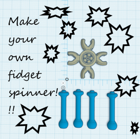 The Customizable Fidget Spinner