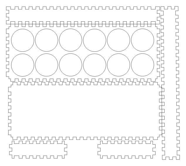 ER 32 Collet Drawer Template